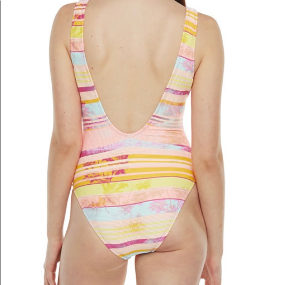 Decree multicolor one piece  swimsuit size XL . NWT